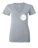 Niall Horan "NH Circle Logo" in Corner Women's V-Neck T-Shirt