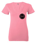 Niall Horan "NH Circle Logo" in Corner Women's V-Neck T-Shirt