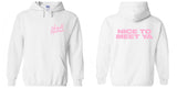 Niall Horan "Niall Horan NEW Logo CORNER / Nice to Meet Ya BACK" Hoodie Sweatshirt