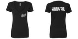 Niall Horan "Niall Horan NEW Logo CORNER / Nice to Meet Ya BACK" V-Neck T-Shirt