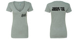 Niall Horan "Niall Horan NEW Logo CORNER / Nice to Meet Ya BACK" V-Neck T-Shirt