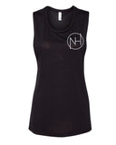 Niall Horan "NH Outline Logo in Corner" Muscle Tee