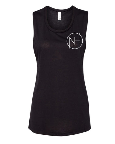 Niall Horan "NH Outline Logo in Corner" Muscle Tee