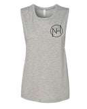 Niall Horan "NH Outline Logo in Corner" Muscle Tee