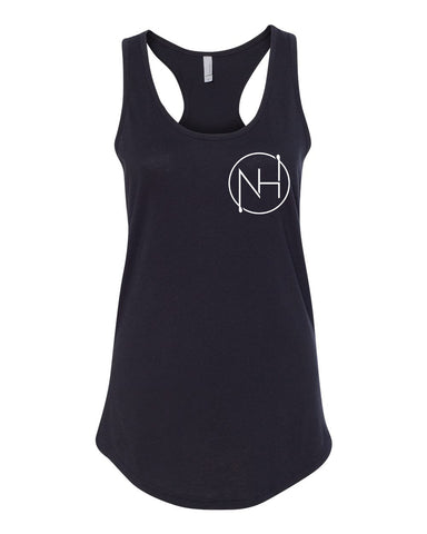 Niall Horan "NH Outline Logo in Corner" Racerback Tank Top