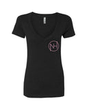 Niall Horan "NH Outline Logo in Corner" V-Neck T-Shirt