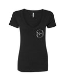 Niall Horan "NH Outline Logo in Corner" V-Neck T-Shirt