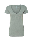 Niall Horan "NH Outline Logo in Corner" V-Neck T-Shirt