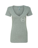 Niall Horan "NH Outline Logo in Corner" V-Neck T-Shirt