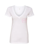 Niall Horan "NH Outline Logo in Corner" V-Neck T-Shirt