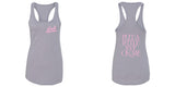 Niall Horan "Niall Horan New Logo / Put a Little Love on Me BACK" Racerback Tank Top