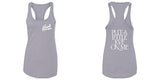 Niall Horan "Niall Horan New Logo / Put a Little Love on Me BACK" Racerback Tank Top