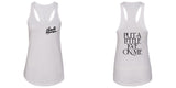 Niall Horan "Niall Horan New Logo / Put a Little Love on Me BACK" Racerback Tank Top