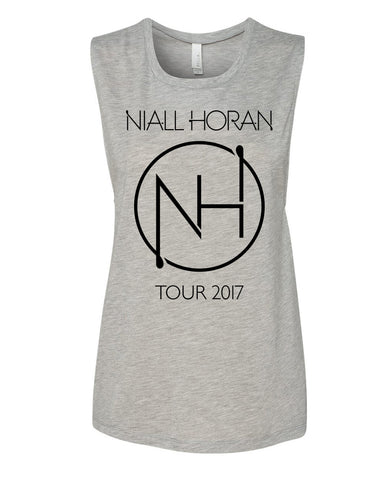 Niall Horan - NH Logo Outline Tour 2017 Muscle Tee