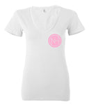 Niall Horan "NH Circle Logo" in Corner Women's V-Neck T-Shirt
