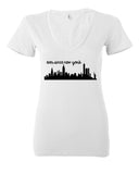 Harry Styles "Ever Since New York" Skyline Women's V-Neck T-Shirt