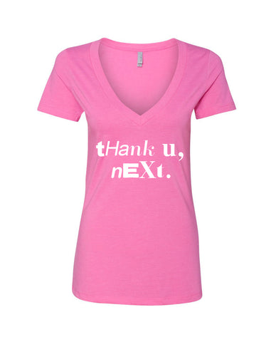 Ariana Grande "Thank U, Next." V-Neck T-Shirt