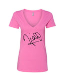 Niall Horan "Niall Autograph" V-Neck T-Shirt