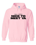 Niall Horan "Nice To Meet Ya" Hoodie Sweatshirt