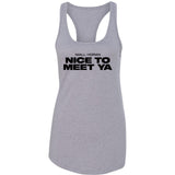 Niall Horan "Nice To Meet Ya" Racerback Tank Top