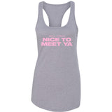 Niall Horan "Nice To Meet Ya" Racerback Tank Top