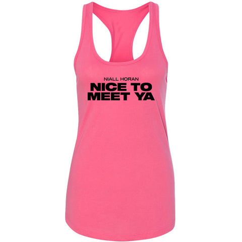 Niall Horan "Nice To Meet Ya" Racerback Tank Top