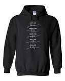 One Tree Hill OTH "Love like Lucas, Dress like Brooke, Draw like Peyton, Ball like Nathan, Sing like Haley" Hoodie Sweatshirt
