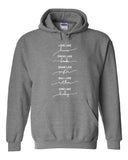 One Tree Hill OTH "Love like Lucas, Dress like Brooke, Draw like Peyton, Ball like Nathan, Sing like Haley" Hoodie Sweatshirt