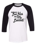 Demi Lovato "Sorry Not Sorry / Payback is a Bad Bitch and Baby, I'm the Baddest" Baseball Tee