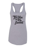 Demi Lovato "Sorry Not Sorry / Payback is a Bad Bitch and Baby, I'm the Baddest" Racerback Tank Top