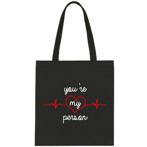 Grey's Anatomy TV Show "You're My Person" Tote Bag