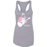 Harry Styles "Pink Jacket Stencil" Racerback Tank Top