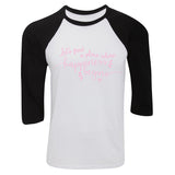 Jonas Brothers "Let's find a place where Happiness Begins" Baseball Tee