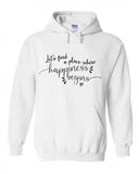 Jonas Brothers "Let's find a place where Happiness Begins" Hoodie Sweatshirt