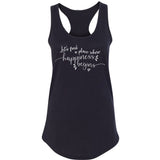 Jonas Brothers "Let's find a place where Happiness Begins" Racerback Tank Top