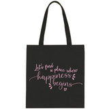 Jonas Brothers "Let's find a place where Happiness Begins" Tote Bag