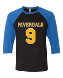 Riverdale "Riverdale 9" Baseball Tee