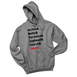 Riverdale "Archie & Betty & Veronica & Jughead & Cheryl & Jason" Unisex Adult Hoodie Sweatshirt