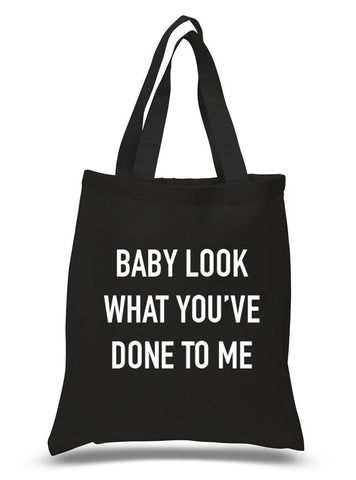 One Direction "Stockholm Syndrome - Baby look what you've done to me" 100% Cotton Tote Bag