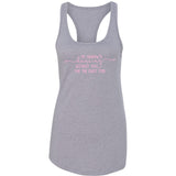 Niall Horan / Too Much To Ask "My Shadow's Dancing Without You for the First Time" Racerback Tank Top