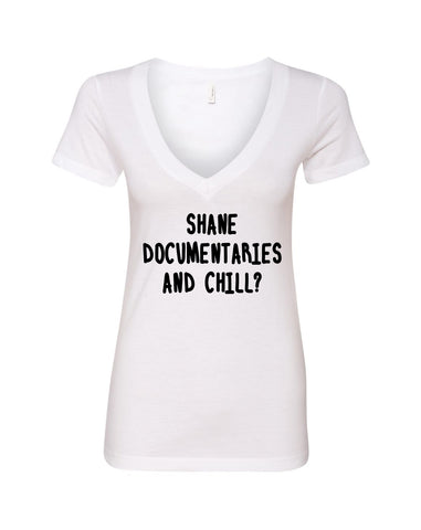 Shane Dawson "Shane Documentaries and Chill?" V-Neck T-Shirt