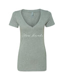 Niall Horan "Slow Hands Script" V-Neck T-Shirt