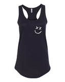 Louis Tomlinson "Smiley Face Logo In Corner" Racerback Tank Top