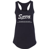 Jonas Brothers "Sorry This Week's No Good for Me The Jonas Brothers are Everywhere." Racerback Tank Top