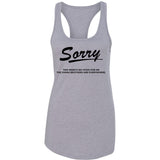 Jonas Brothers "Sorry This Week's No Good for Me The Jonas Brothers are Everywhere." Racerback Tank Top