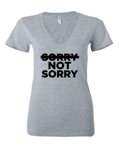 Demi Lovato "Sorry Not Sorry" Women's V-Neck T-Shirt