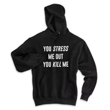 Louis Tomlinson / Bebe Rexha "Back to You - You Stress Me Out You Kill Me" Unisex Adult Hoodie Sweatshirt