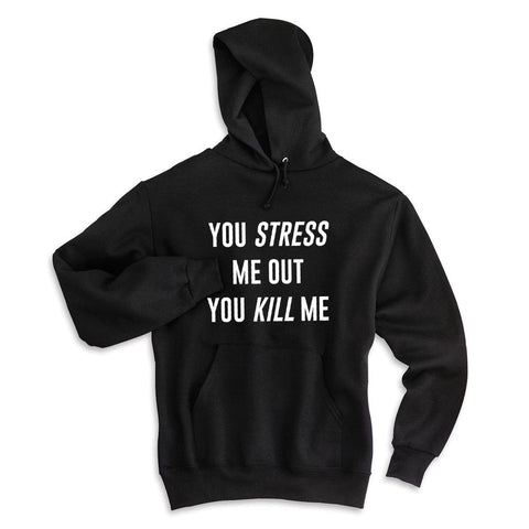 Louis Tomlinson / Bebe Rexha "Back to You - You Stress Me Out You Kill Me" Unisex Adult Hoodie Sweatshirt