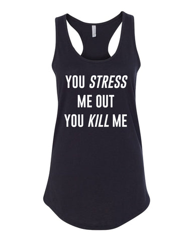 Louis Tomlinson / Bebe Rexha "Back to You - You Stress Me Out You Kill Me" Racerback Tank Top