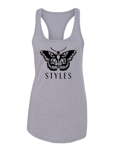 Harry Styles "Butterfly Tattoo / Styles" Racerback Tank Top